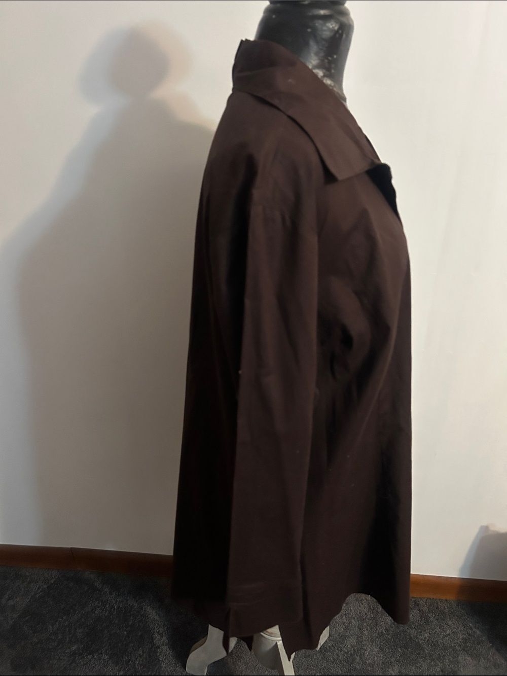 ALC Women's Classic Dark Brown Button-Up tunic - Picture 5 of 5